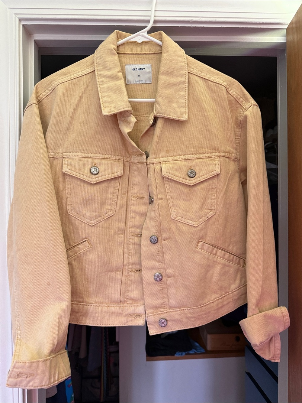 Old Navy Pale Mustard Jean Jacket
